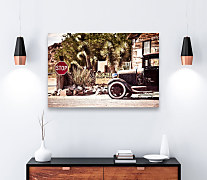 Obraz na stenu STOP 300 míľ púšť,desert